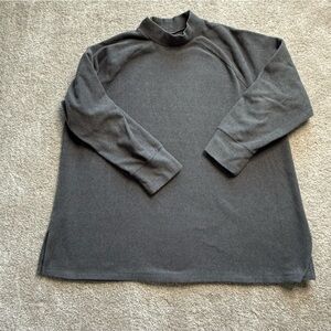 Cuddl Duds Gray Mock-neck Fleecewear Tunic size 3X